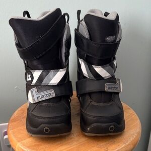 Burton Kids Black and Gray Snow Boots